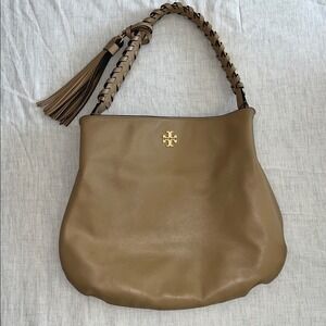 Tory Burch Shoulder Bag $589 Brook Hobo Savannah tan